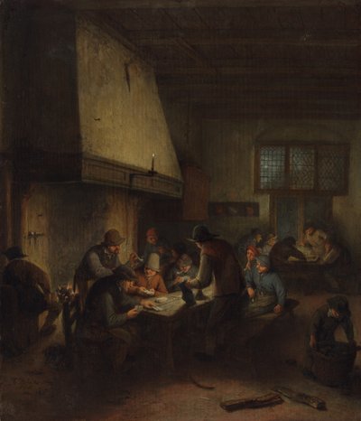 Scena di taverna da Adriaen Jansz. van Ostade